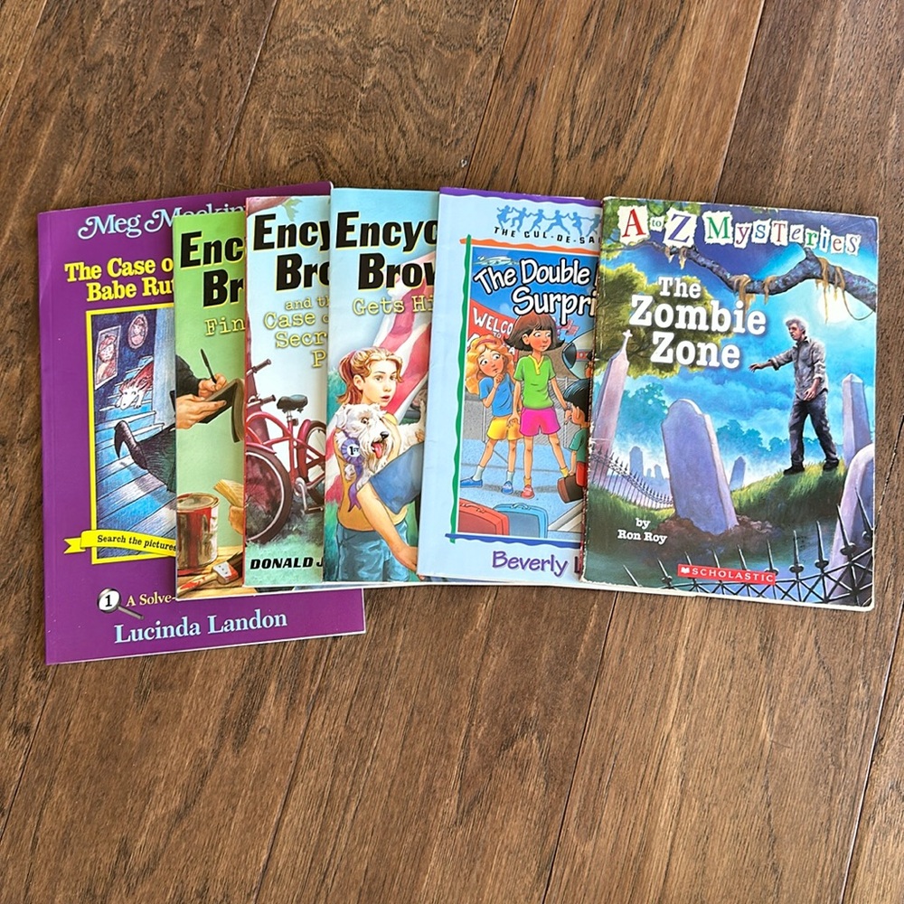 🌞Summer sale! 50% off! Bundle of 6 Kids’ Mystery/Detective Books🌞